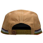 Load image into Gallery viewer, Adjustable back of Happy Camper kids camping hat
