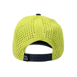 Load image into Gallery viewer, Water resistant hat for kids. Athletic hat for children. Blue and green hat for the water.
