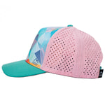 Load image into Gallery viewer, Water resistant hats for kids. Water hats for children. Pink hat for girls and boys.
