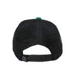 Load image into Gallery viewer, Trucker style kids hat. Green snapback hat for toddlers and kids. 
