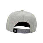 Load image into Gallery viewer, Back view of Adjustable gray snapback hat for toddlers and kids
