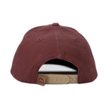 Load image into Gallery viewer, Back view of adjustable red snapback hat for kids
