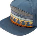 Load image into Gallery viewer, Close up of Wild &amp; Free kids snapback hat, get lost

